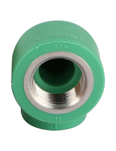 PPR FEMALE THREADED ELBOW 3/4"