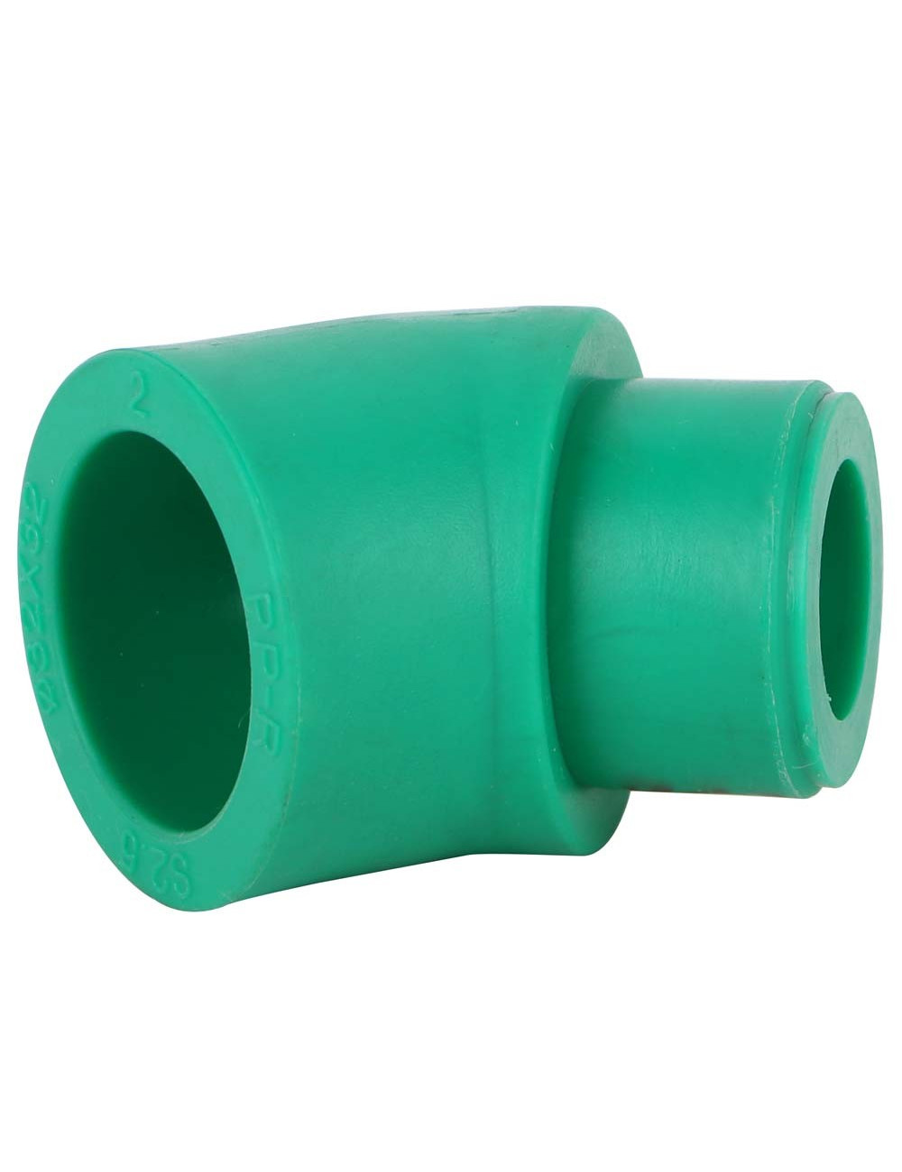 PVC 45° ELBOW WITH THREAD 1"GREEN