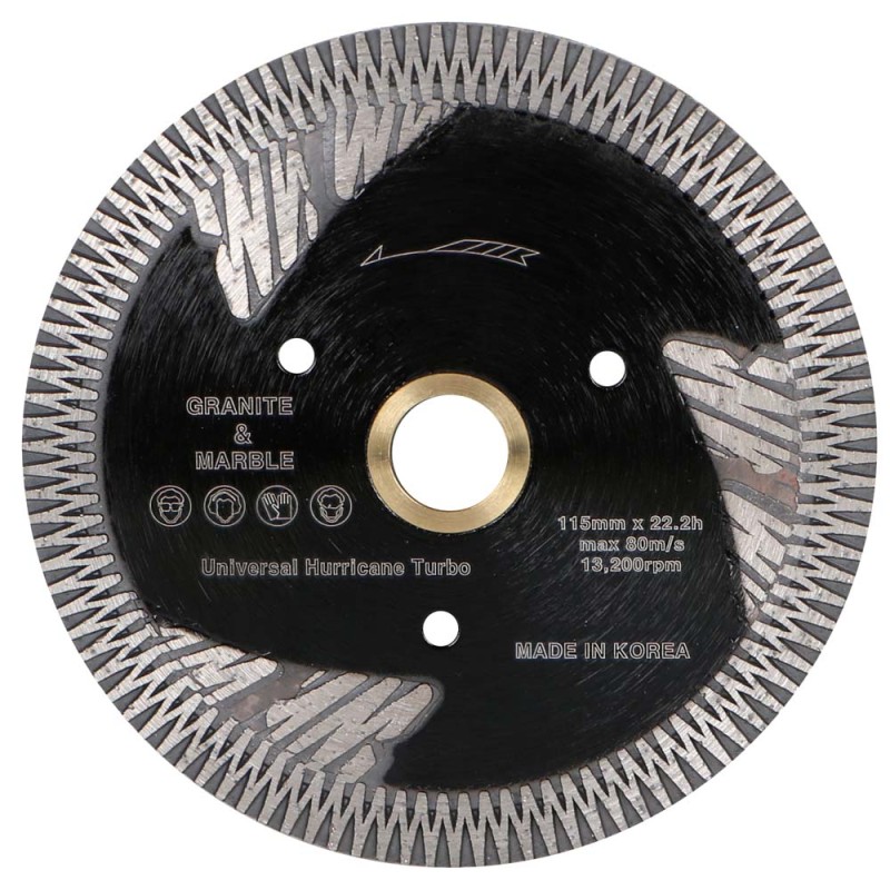 H.Dاسطوانة جرانيت ورخام 4.5" اسود