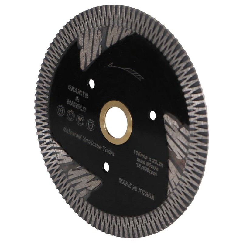 H.Dاسطوانة جرانيت ورخام 4.5" اسود