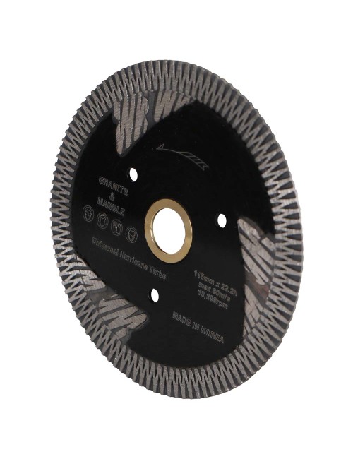 H.Dاسطوانة جرانيت ورخام 4.5" اسود