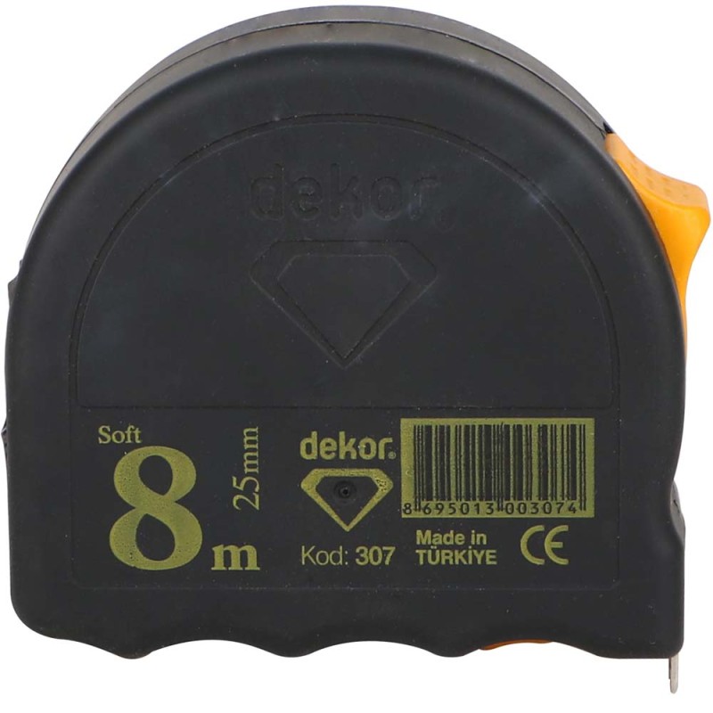 307 PLASTIC MEASURING TAPE 25 MM x 8 MTR