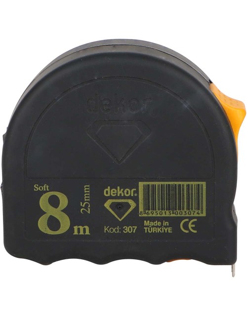 307 PLASTIC MEASURING TAPE 25 MM x 8 MTR