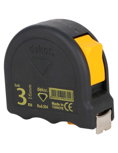304 PLASTIC MEASURING TAPE 16 MM X 3 MTR