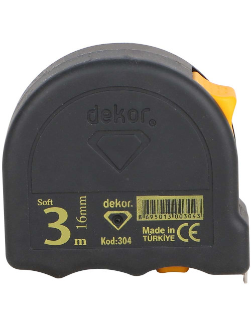 304 PLASTIC MEASURING TAPE 16 MM X 3 MTR