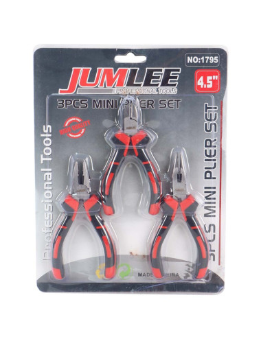 JUMLEE 1795 MINI PLIER 3 PCS/ 4.5"