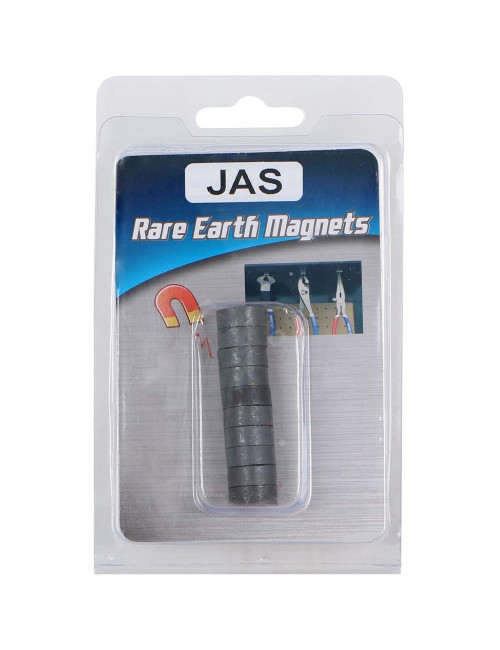 QJ7232 CERAMIC MAGNET DISCS 1/2" x 3/16" 10 PCS/SET