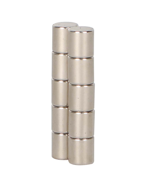 QJ7247 RARE EARTH MAGNETS 9.5 x 10 MM 10 PCS/SET