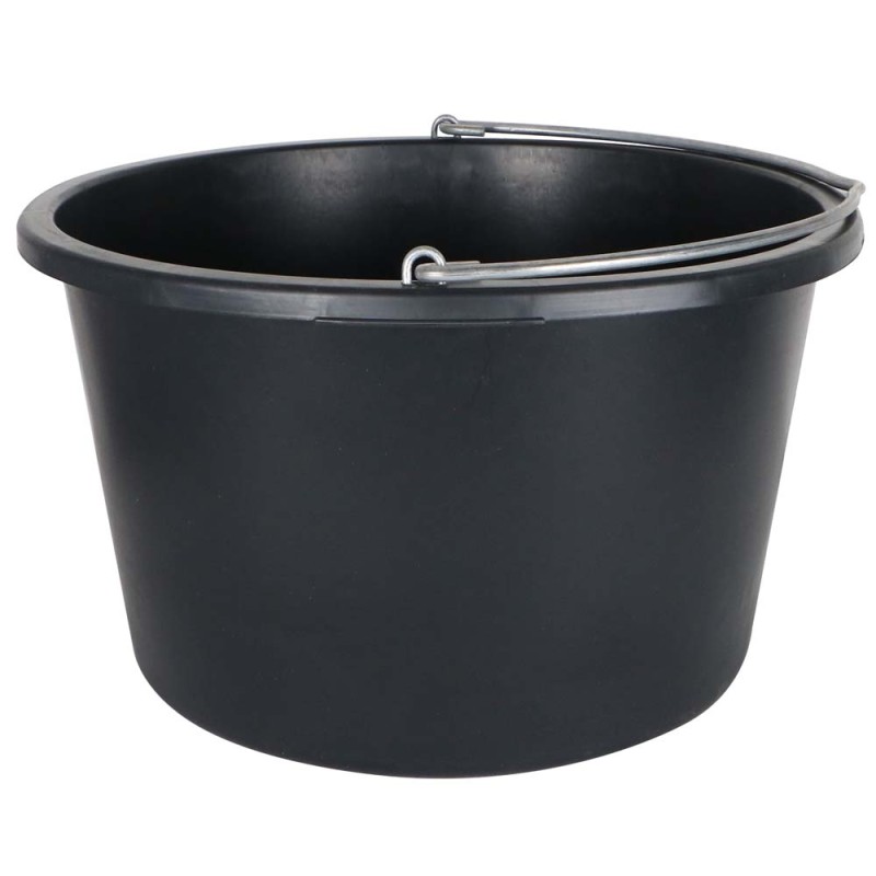 26942 PLASTIC MORTAR BOX ROUND WITH HANDLE 40 LTR
