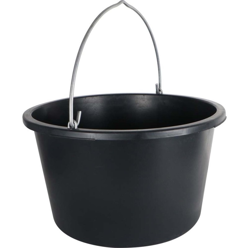 26942 PLASTIC MORTAR BOX ROUND WITH HANDLE 40 LTR