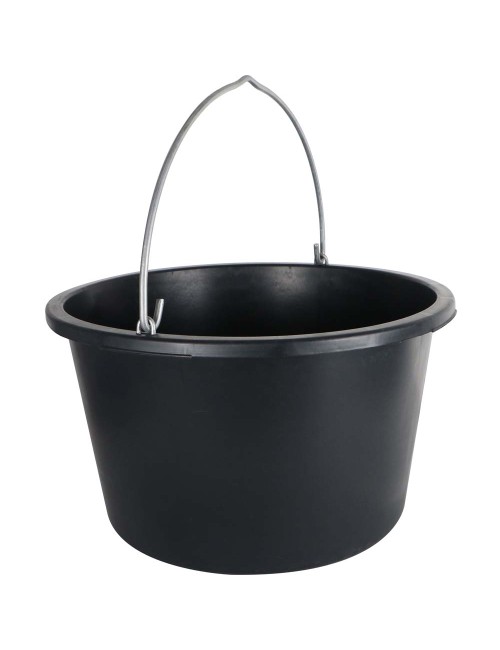 26942 PLASTIC MORTAR BOX ROUND WITH HANDLE 40 LTR
