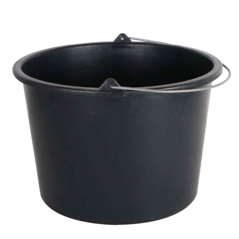 26812 BUILDERS PLASTIC BUCKET WITH HANDLE 12 LTR