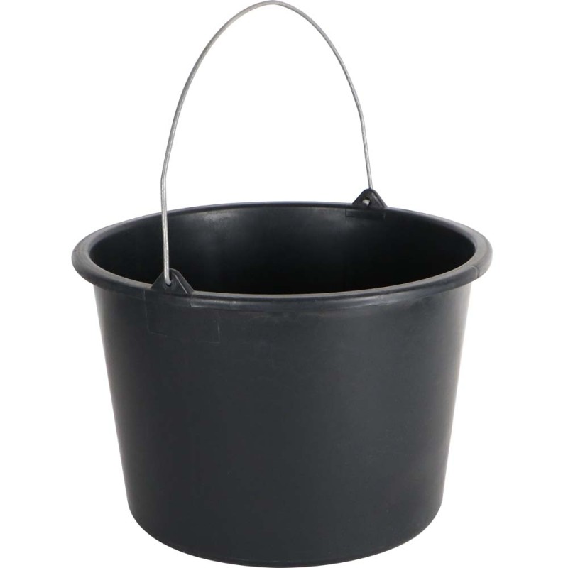 26812 BUILDERS PLASTIC BUCKET WITH HANDLE 12 LTR