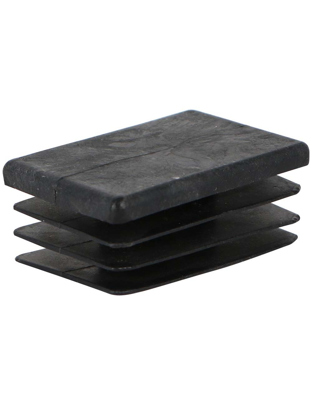 RECTANGULAR PLASTIC INSERT TUBE BLACK 40 x 60 MM