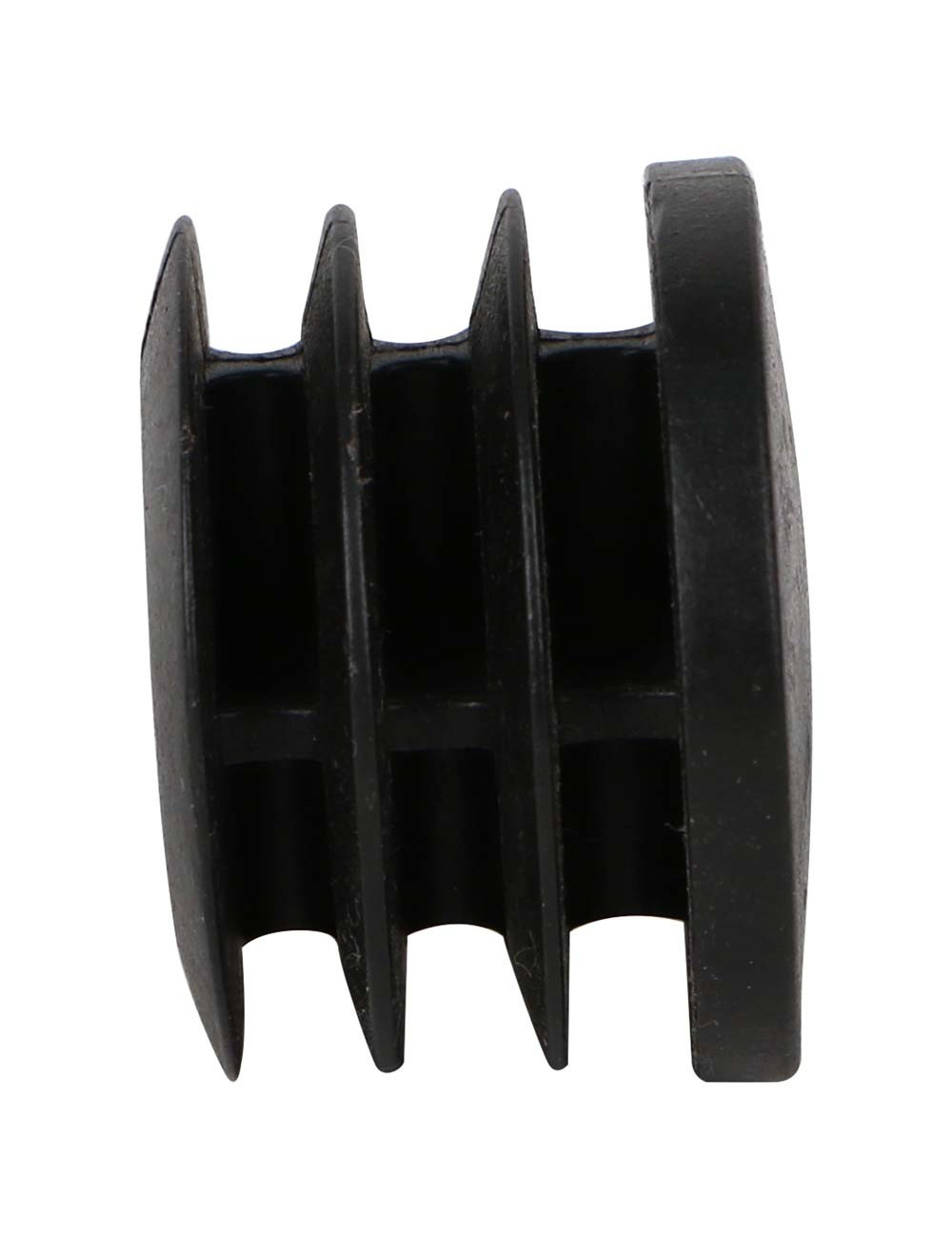 ROUND PLASTIC INSERT TUBE BLACK 40x40 MM