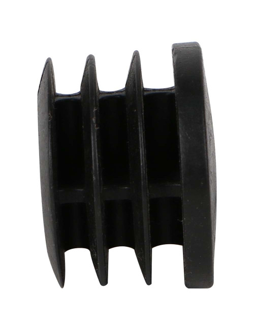 ROUND PLASTIC INSERT TUBE BLACK 40x40 MM