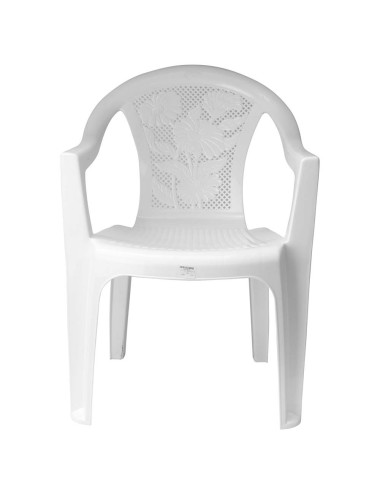 PLASTIC CHAIR FLOWER DESIN MULTI COLOR