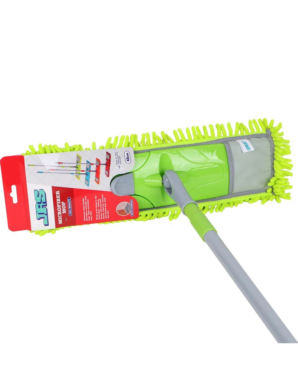 J12180 MICRO MULTICLR FIBBER FLAP MOP 1.3 MTR X 40 CM
