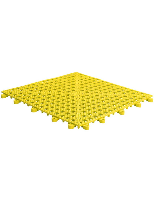 ارضيات بلاستيك 30 × 30 × 13ملى اصفر