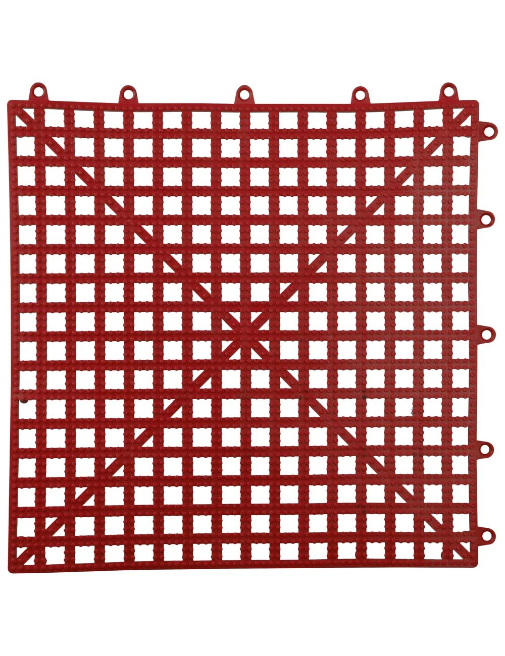 RL001 ANTI SLIPPERY MAT RED 30 x 30CM x 13MM