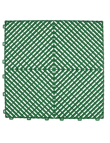 ارضيات بلاستيك 40 × 40 × 18 ملي اخضر CHN