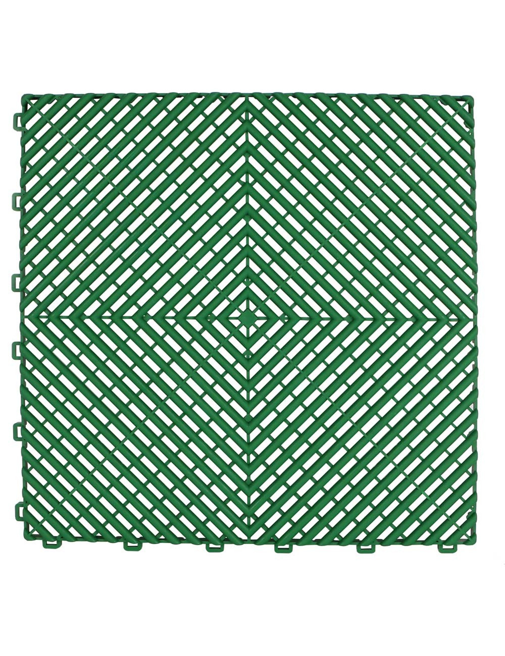 ارضيات بلاستيك 40 × 40 × 18 ملي اخضر CHN