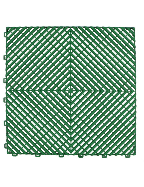 ارضيات بلاستيك 40 × 40 × 18 ملي اخضر CHN