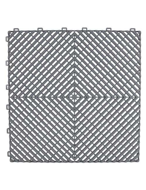 ارضيات بلاستيك 40 × 40 × 18 ملي رمادي CHN