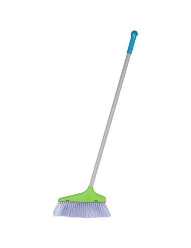 J11368 DUSTPAN & BROOM SET WITH ALUMUNIUM HANDLE