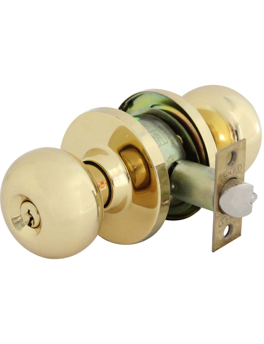 قفل باب رمانة نحاس تايلاندي SOLEX 9210PB H.D