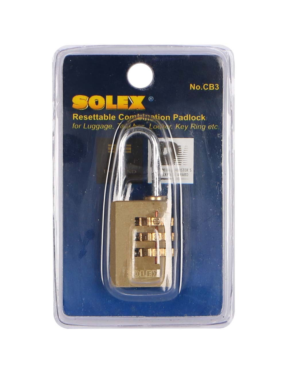 NO.CB3 COMBINATION LUGGAGE LOCK