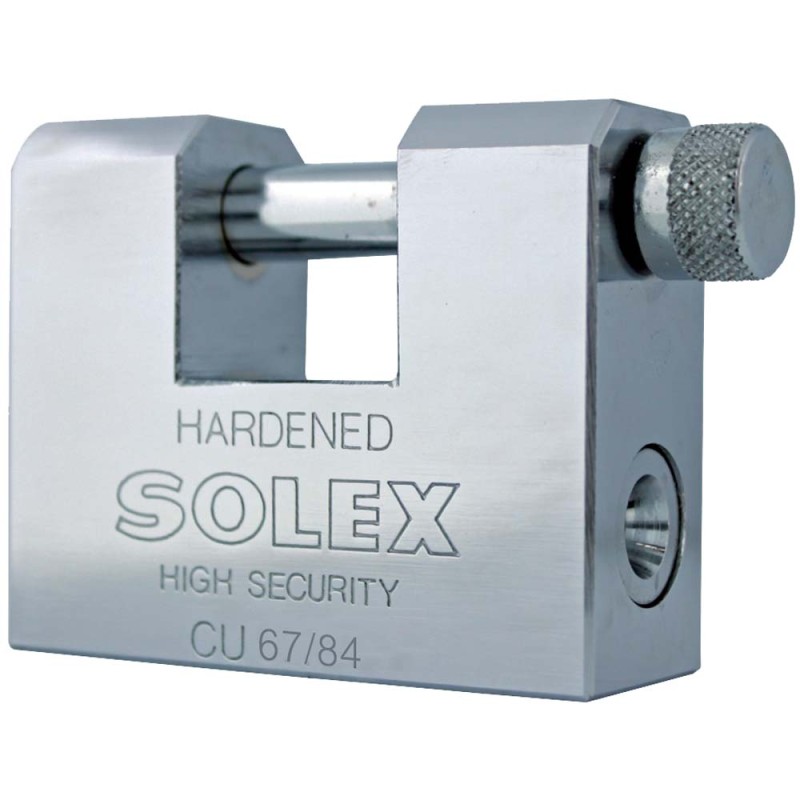 SOLEX CU67/84 H.D قفل محل كروم تايلاندي