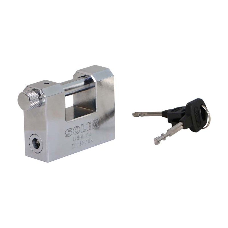 SOLEX CU67/84 H.D قفل محل كروم تايلاندي