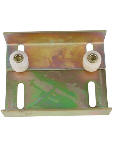 دولاب باب جرار متحرك 4 ربل ابيض صغير IND