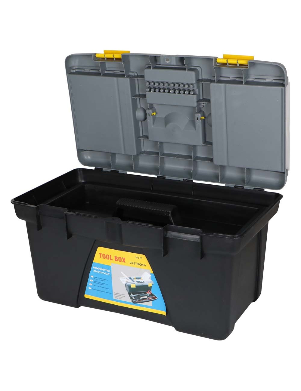 MJ07 PLASTIC TOOL BOX 23.5"