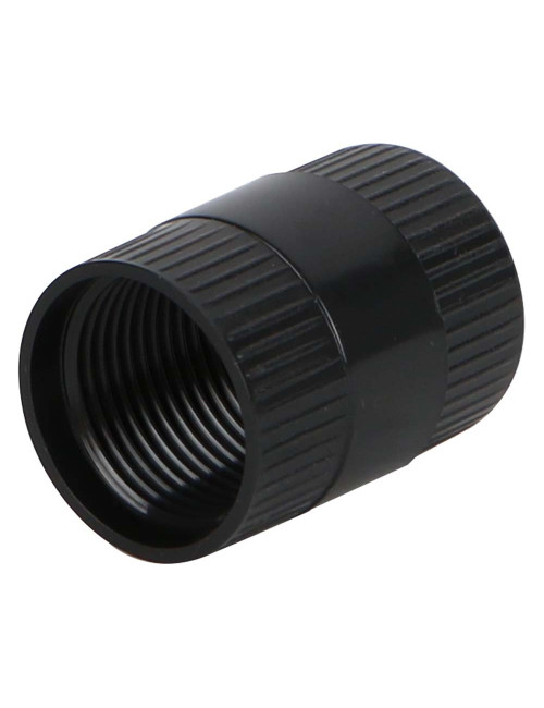 ملبوش دبل بلاستيك اسود 3/4" كويتي