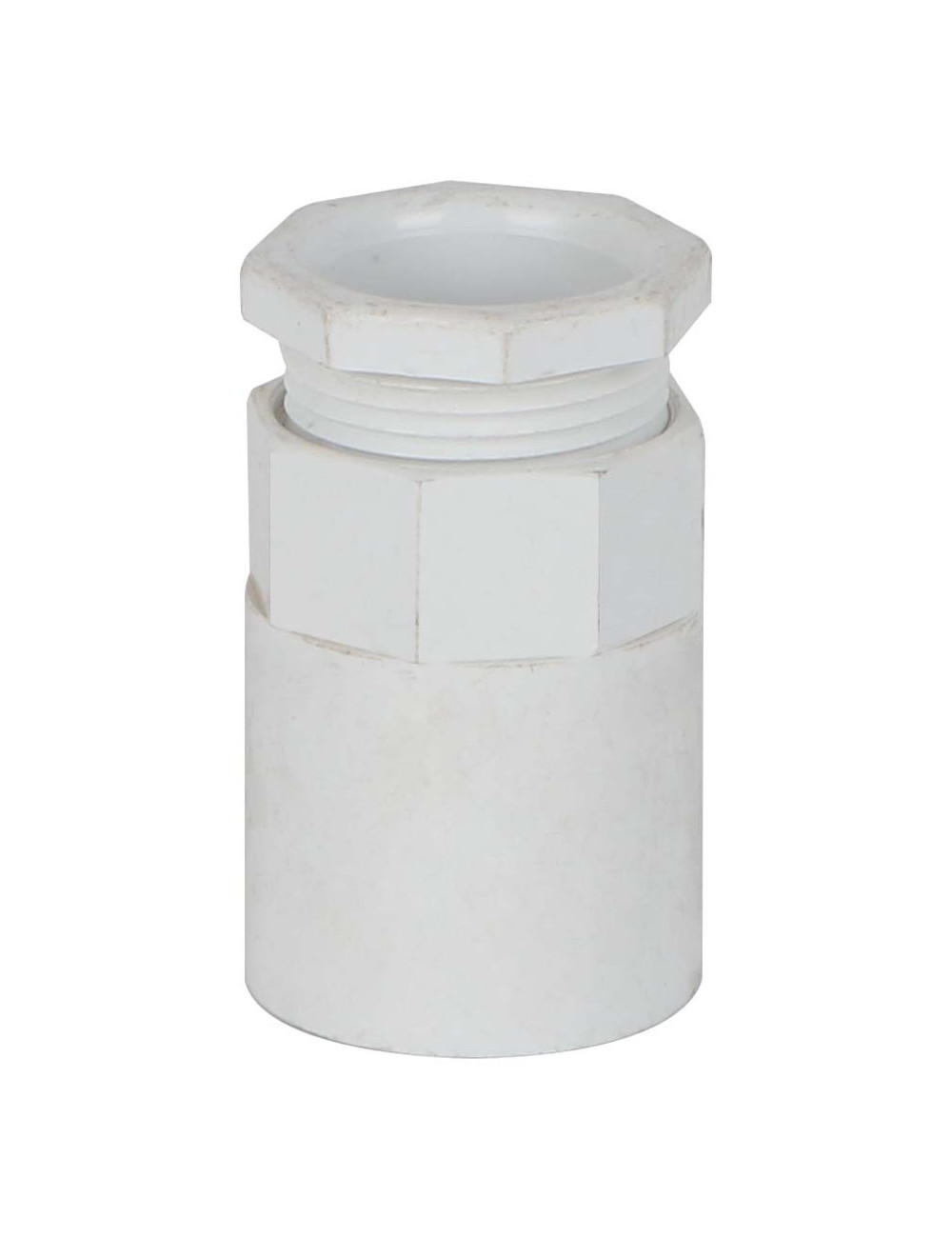 ELECTRIC FITTING ADAPTOR WHITE 1"