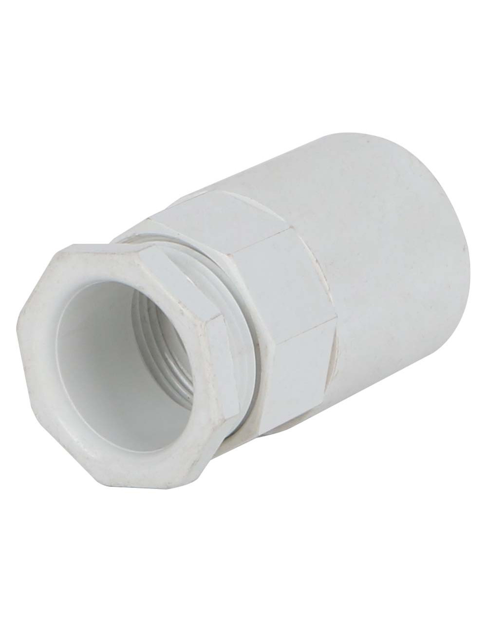 ELECTRIC FITTING ADAPTOR WHITE 1"