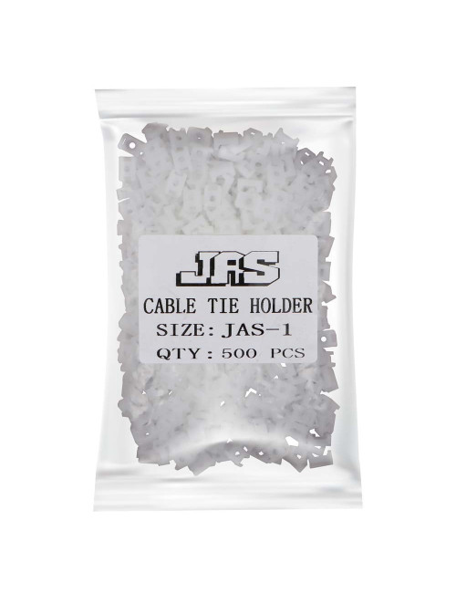 JAS-1 CABLE TIE HOLDER WHITE