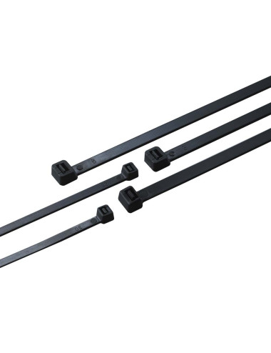 JAS NYLON CABLE TIE BLACK 2.5 X 100 MM 100PCS