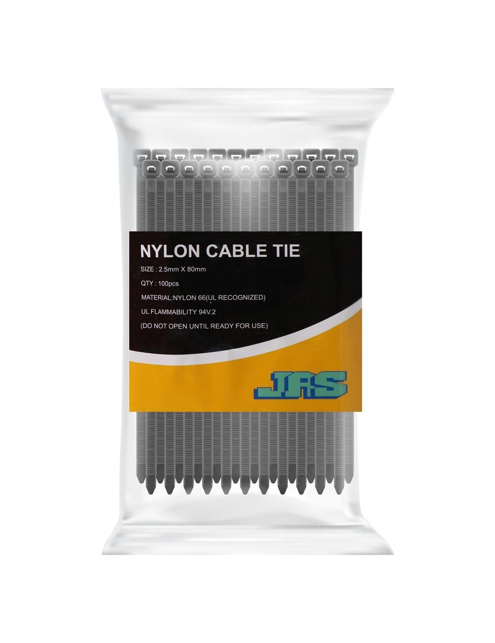 CHN كيبل تايد اسود 2.5 ×80 JAS