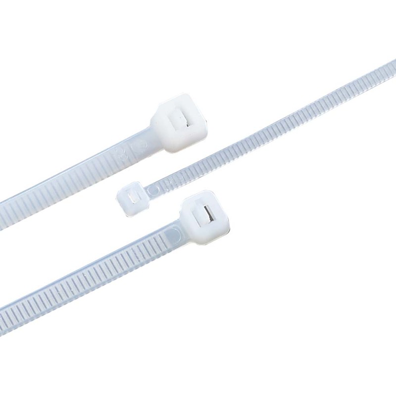 JAS NYLON CABLE TIE WHITE 4.8 X 300 MM 100PCS