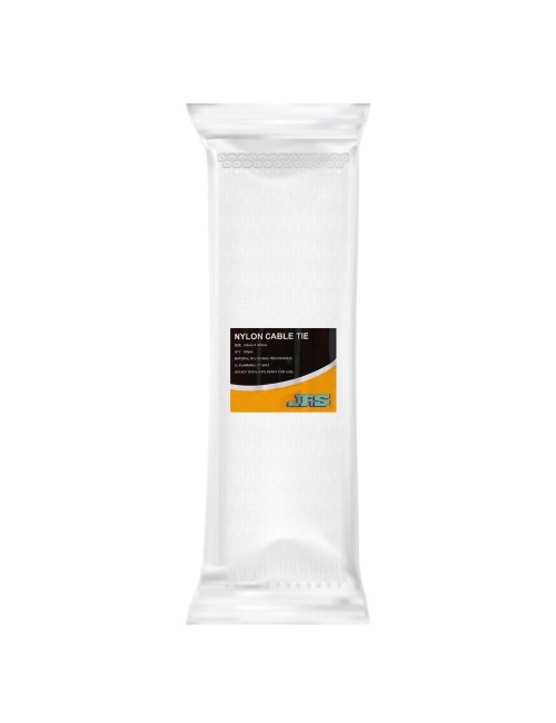 JAS NYLON CABLE TIE WHITE 3.6 X 300 MM 100PCS