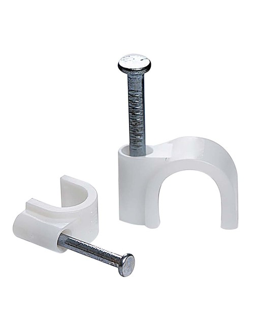 JAS CABLE CLIP WHITE 16 MM