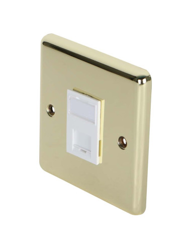 RJ45 COMPUTER SOCKET GOLD