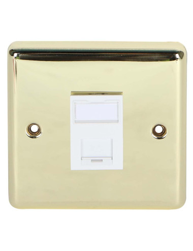 RJ45 COMPUTER SOCKET GOLD