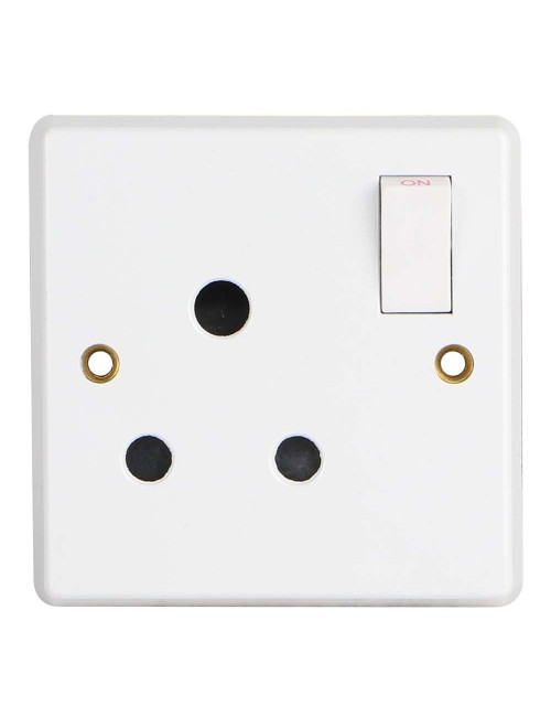 SOCKET WHITE 15 AMP
