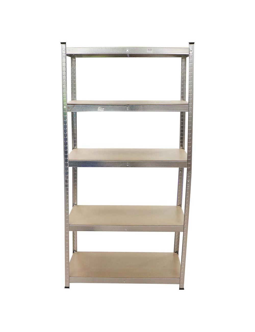 T20 GALV. STEEL SHELF WITH 5 WOOD SHELF 900 x 450 x 1800MM