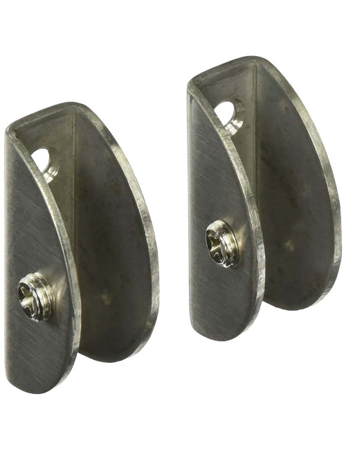 WALL CORNER HALF GLASS & STEEL