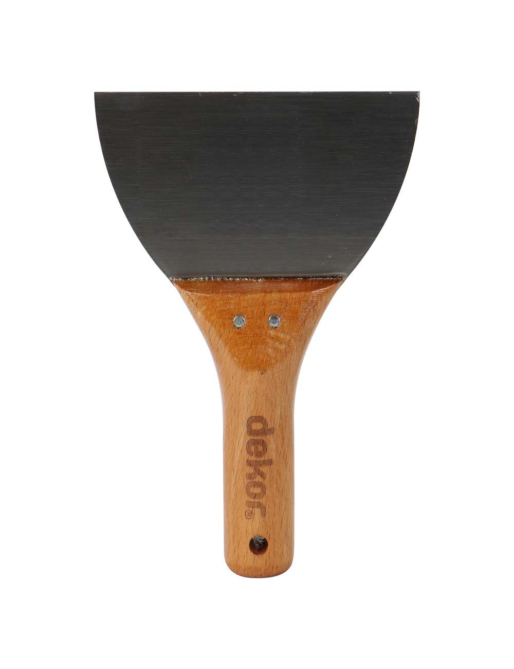 008 STEEL SCRAPER WOODEN HANDLE 14 CM